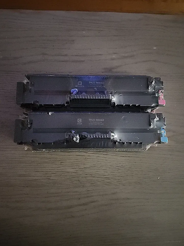 Magenta and Cyan Replacement Laser Toner Cartridges - Compatible