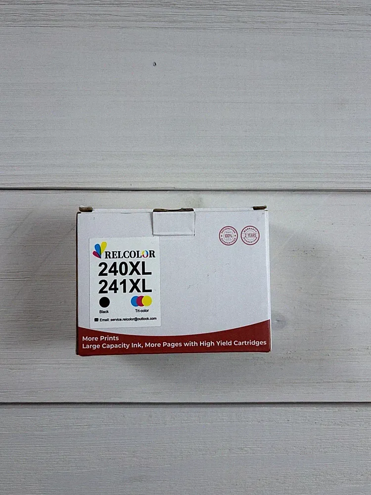 Relcolor 240-241 Xl Black Ink ONLY, no Color, Canon Printer Copier Exp. 07-2027
