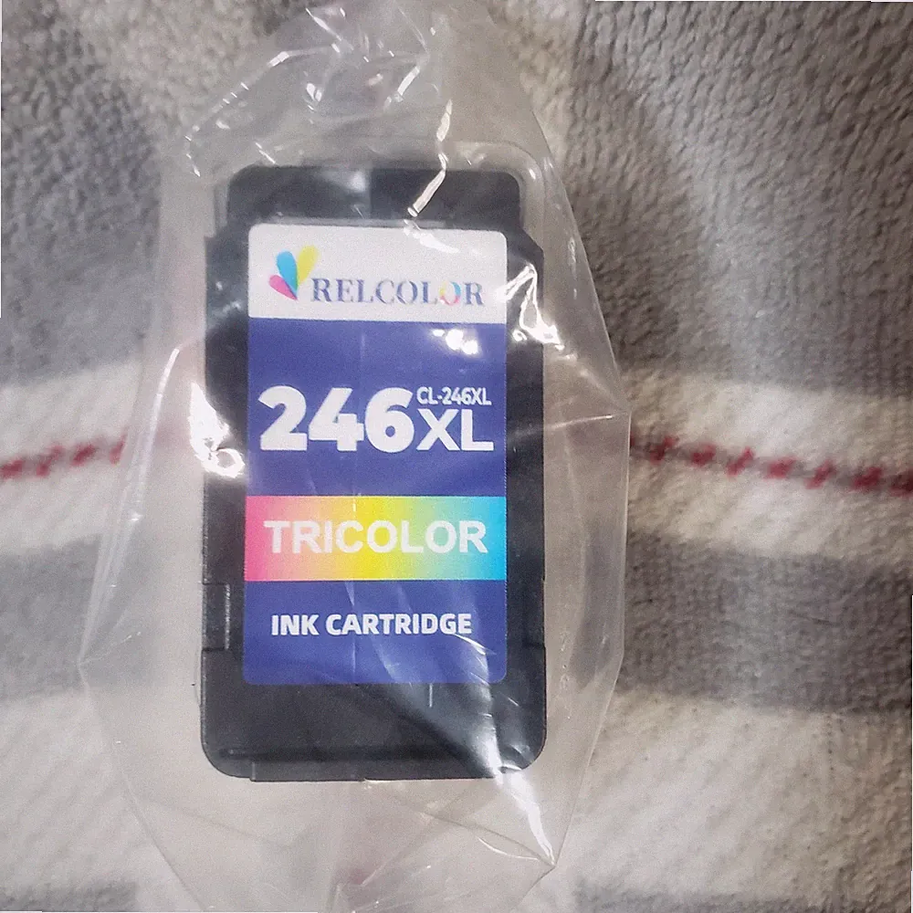 Relcolor 246XL TRI-Color Ink 1 Cartridge New Sealed New in Package*free Ship*