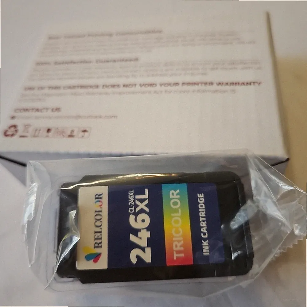 Relcolor 246XL TriColor Ink High Capaciy Cartridge Expiry 05-2026