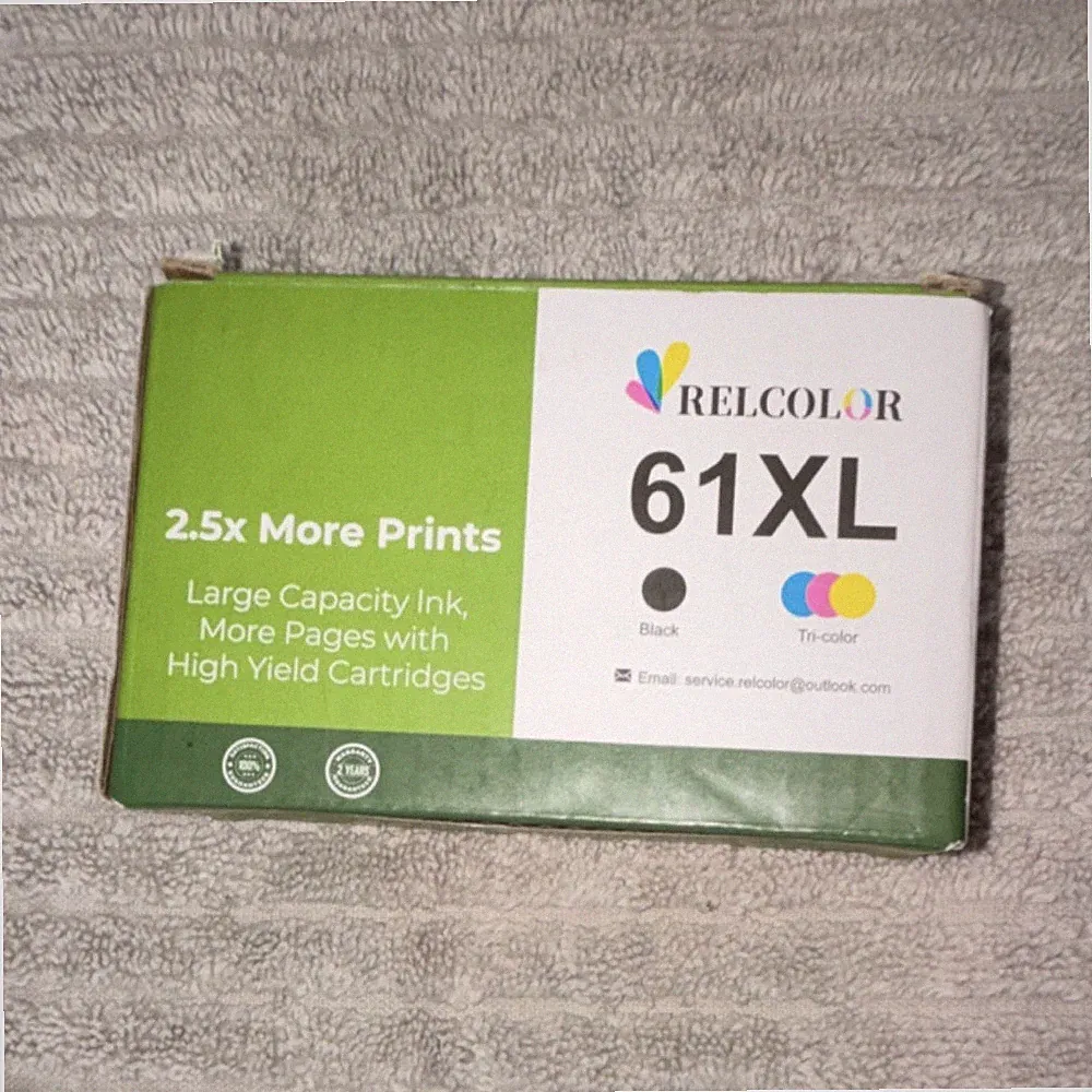 RELColor 61XL Compatible Inkjet Ink Cartridges For HP Black & Tri-Color