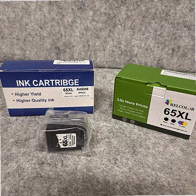 Relcolor 65XL Ink Cartridge For HP Tri-Color Combo Pack Exp: 10/26
