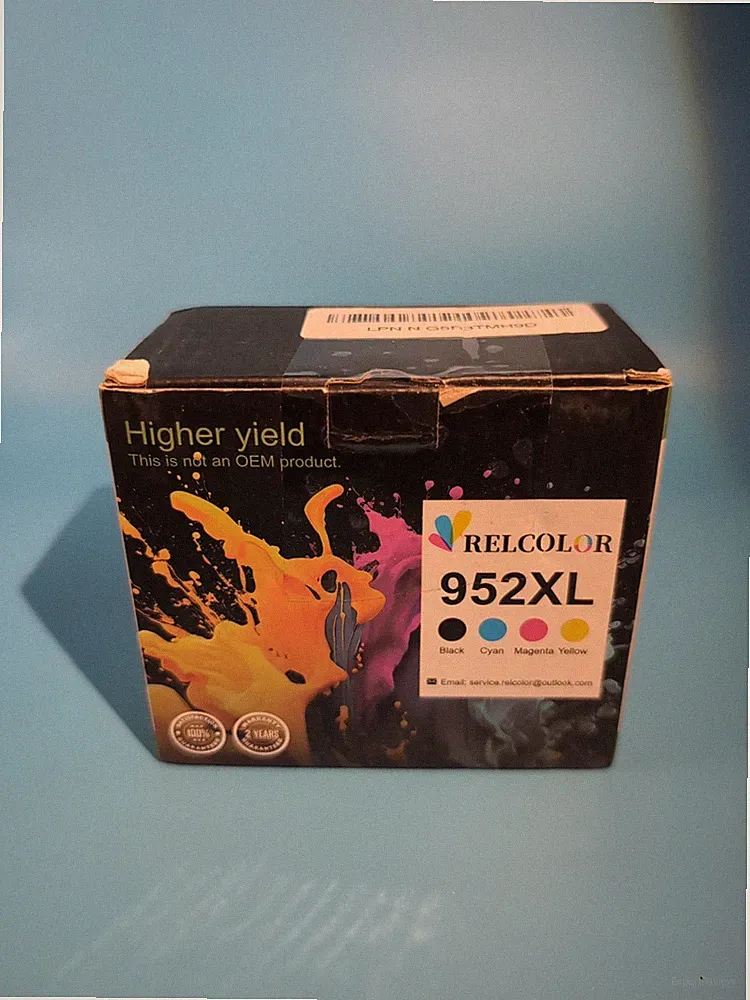 Relcolor 902XL High Yield Printer Cartridges for HP New/Sealed