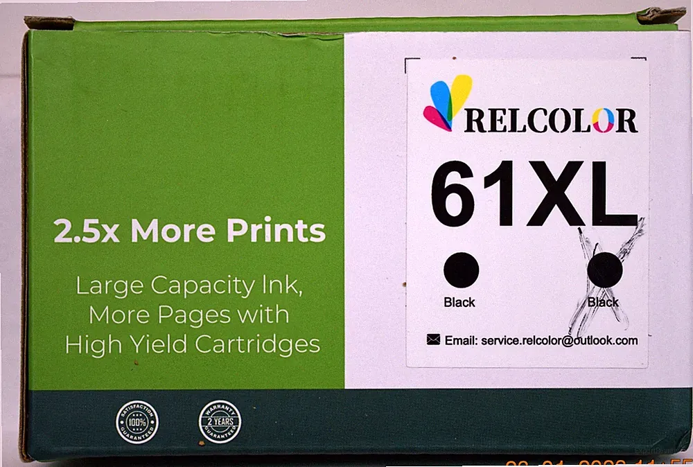 RELCOLOR CHINA #61XL 1ct. BLACK INK CARTRIDGE
