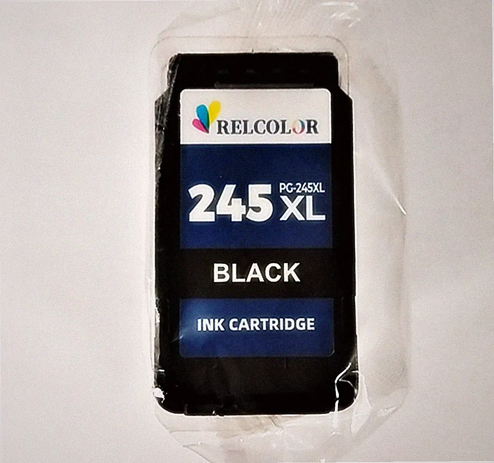 Relcolor Compatible Printer Ink Cartridge For Canon 245XL Black PG-245XL