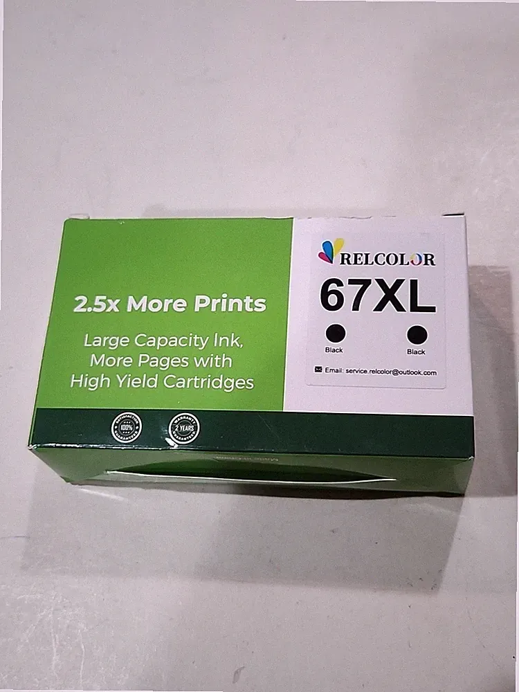 Relcolor Printer Ink 67XL Black